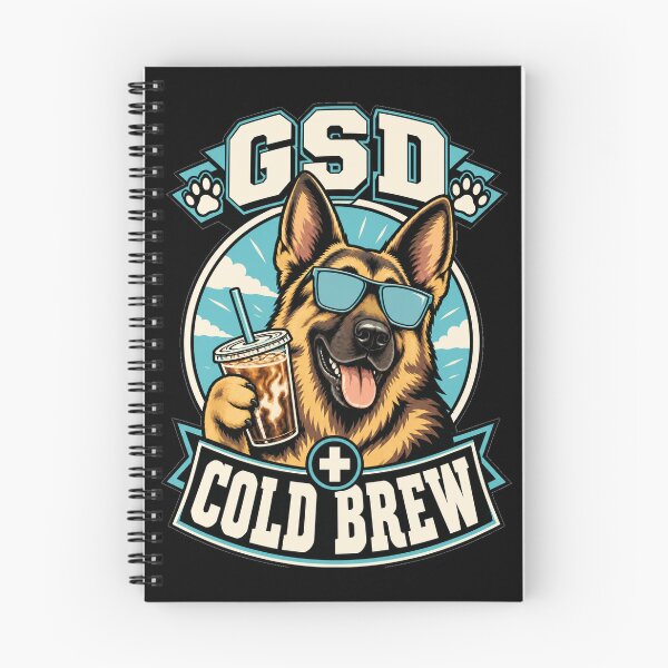 Item preview, German Shepherd Cold Brew Coffee Graphic designed and sold by CG Studio.