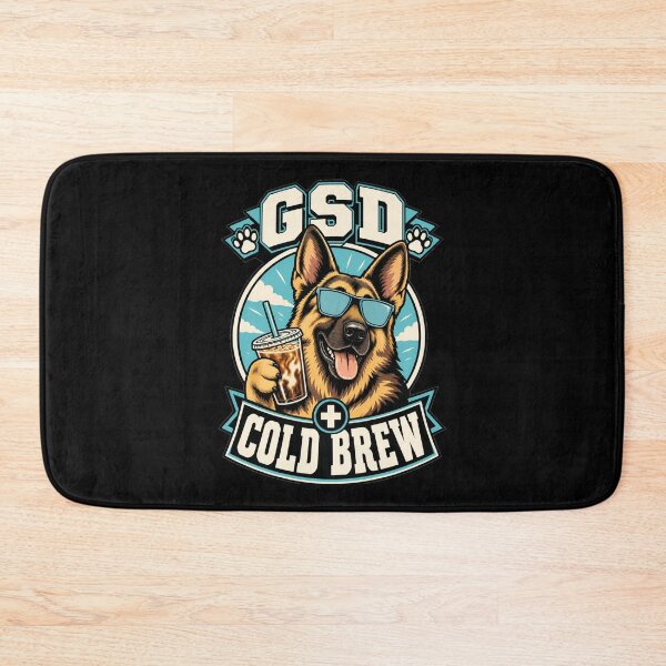 Item preview, German Shepherd Cold Brew Coffee Graphic designed and sold by CG Studio.