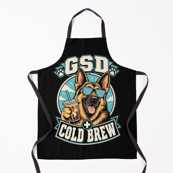 Item preview, German Shepherd Cold Brew Coffee Graphic designed and sold by CG Studio.