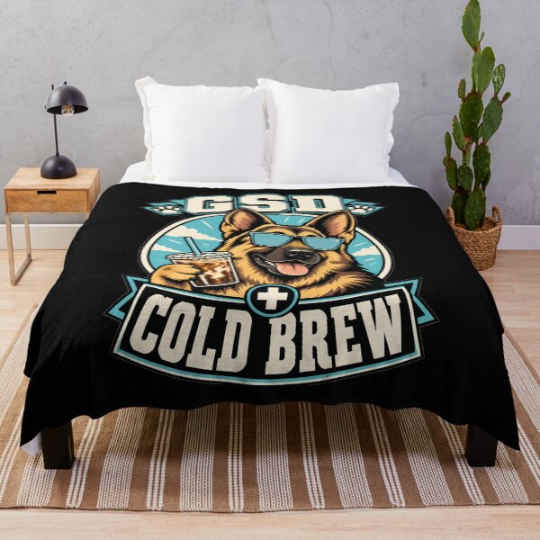 Item preview, German Shepherd Cold Brew Coffee Graphic designed and sold by CG Studio.