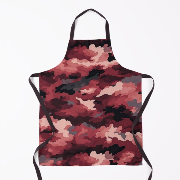 Item preview, Red Camo Pattern Crimson Burgundy and Blush Pink Camouflage designed and sold by Yoruhara.