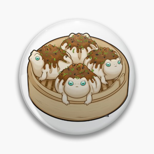 Item preview, Frog Steamed Buns designed and sold by Vampirebunnystu.