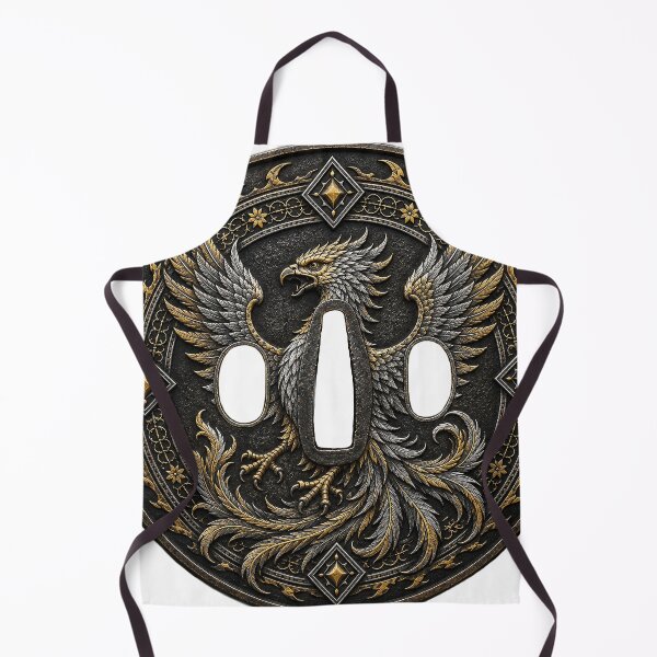 Item preview, Phoenix Rising Tsuba designed and sold by Immortalist Armoury.