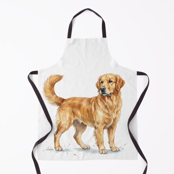 Item preview, water color golden retriever sticker designed and sold by Stickers void.