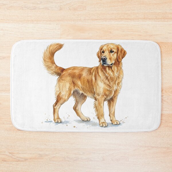 Item preview, water color golden retriever sticker designed and sold by Stickers void.