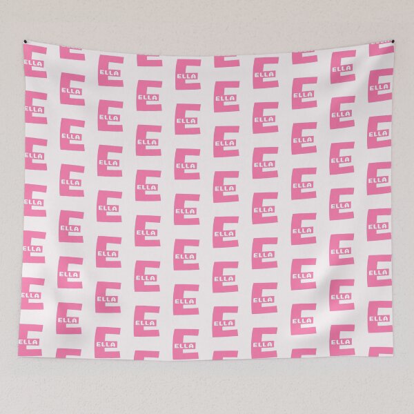 Item preview, Ella Name Pink Alphabet Letter E designed and sold by Jeallan Designs.