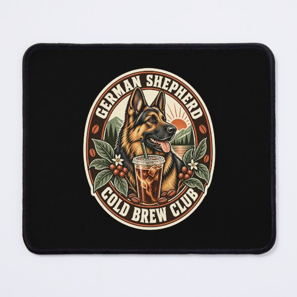 Item preview, German Shepherd Cold Brew Coffee Graphic designed and sold by CG Studio.