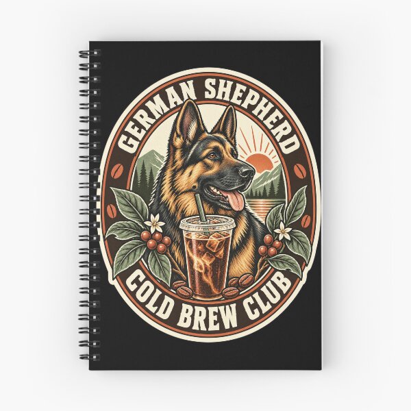 Item preview, German Shepherd Cold Brew Coffee Graphic designed and sold by CG Studio.