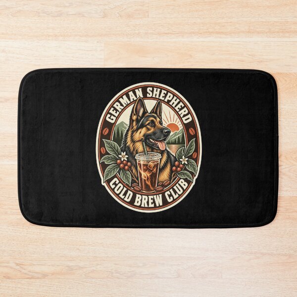 Item preview, German Shepherd Cold Brew Coffee Graphic designed and sold by CG Studio.