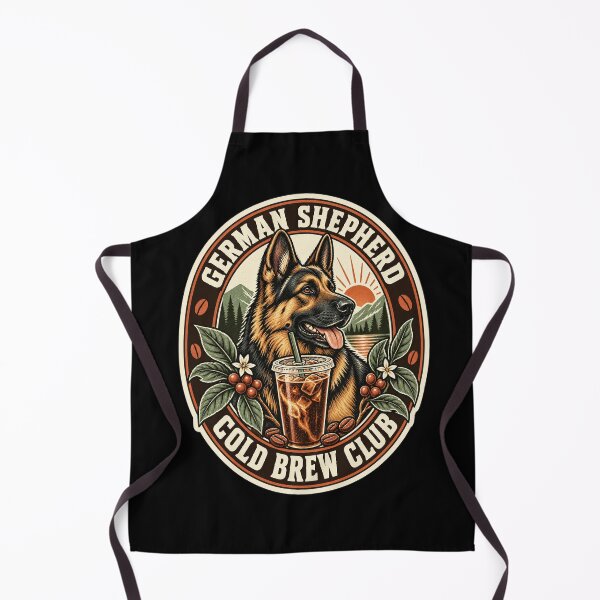 Item preview, German Shepherd Cold Brew Coffee Graphic designed and sold by CG Studio.