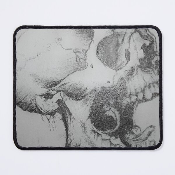 Item preview, A black and white skull designed and sold by SweetBlushBunny.