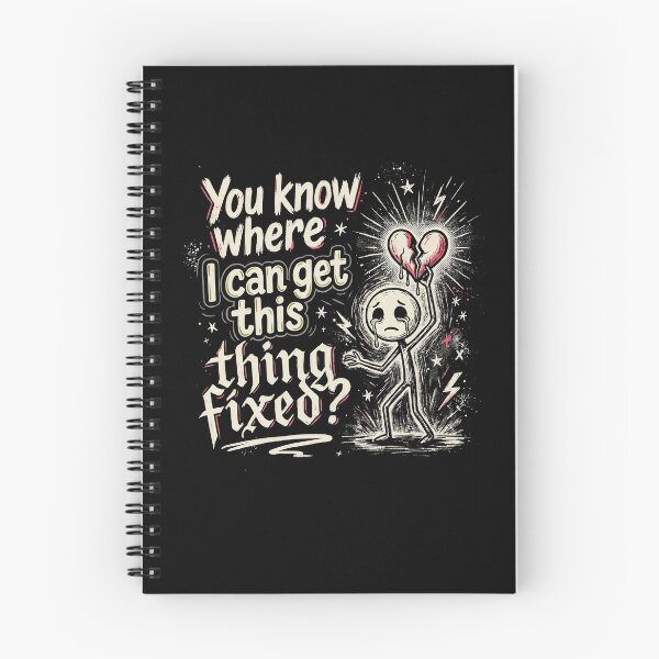 Item preview, You Know Where I Can Get This Thing Fixed Emo Heartbreak Gift designed and sold by Say It With Ink.