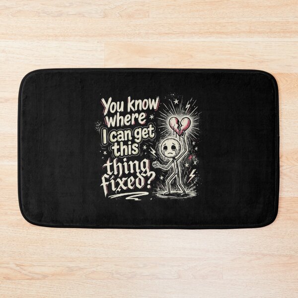 Item preview, You Know Where I Can Get This Thing Fixed Emo Heartbreak Gift designed and sold by Say It With Ink.