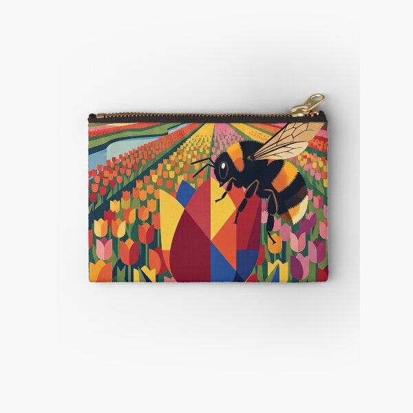 Item preview, Vintage Keukenhof Travel Poster With Bee And Tulips designed and sold by ZUMERI.