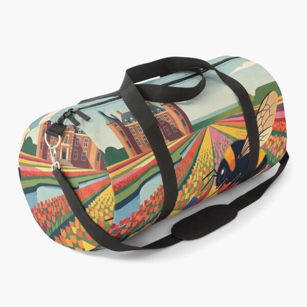 Item preview, Vintage Keukenhof Travel Poster With Bee And Tulips designed and sold by ZUMERI.