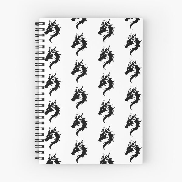 Item preview, Minimalist Black Dragon Tribal Pattern designed and sold by The Last Emperor Saga - Store.