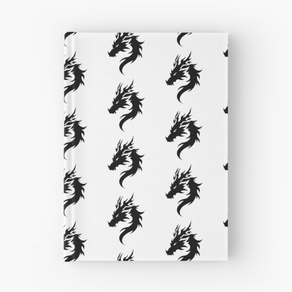 Item preview, Minimalist Black Dragon Tribal Pattern designed and sold by The Last Emperor Saga - Store.