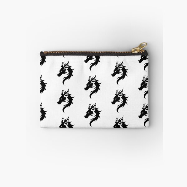 Item preview, Minimalist Black Dragon Tribal Pattern designed and sold by The Last Emperor Saga - Store.
