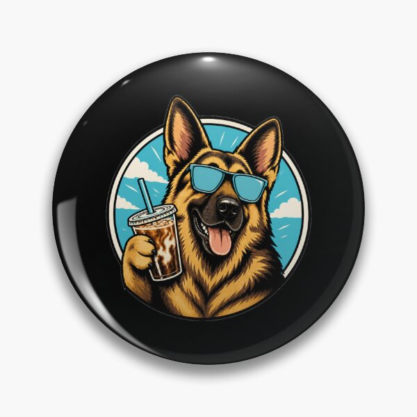 Item preview, German Shepherd Cold Brew Coffee Graphic designed and sold by CG Studio.