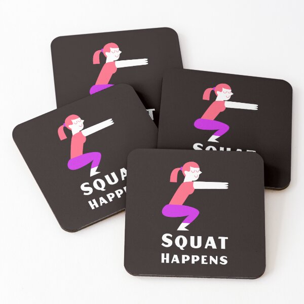 Item preview, Squat Happens Gym Fitness designed and sold by JamiesLocker.