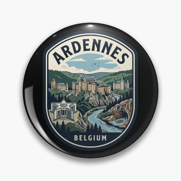 Item preview, Ardennes Belgium Vintage Travel Badge designed and sold by k3rstman1.