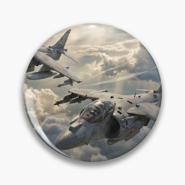 Item preview, USMC AV-8B Harrier Storm Clouds designed and sold by Airpower Art.