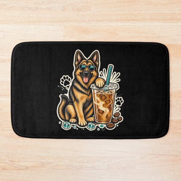 Item preview, German Shepherd Cold Brew Coffee Graphic designed and sold by CG Studio.