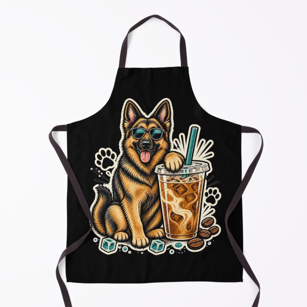 Item preview, German Shepherd Cold Brew Coffee Graphic designed and sold by CG Studio.