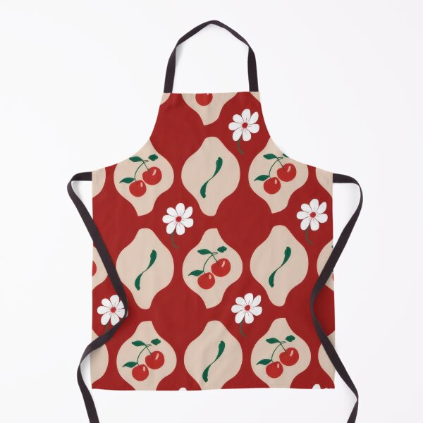 Item preview, Retro Cherry & Daisy Diamond Pattern - Vintage 70s Floral Illustration designed and sold by Billy Morfo™.