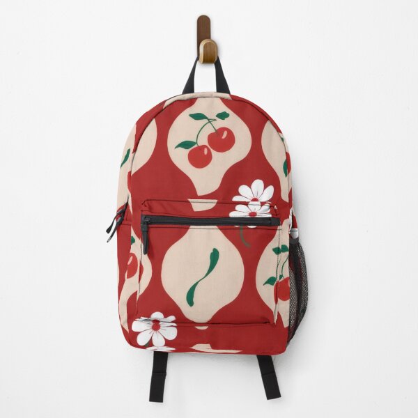 Item preview, Retro Cherry & Daisy Diamond Pattern - Vintage 70s Floral Illustration designed and sold by Billy Morfo™.