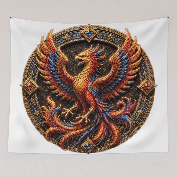 Item preview, Phoenix Rising Emblem v2 designed and sold by Immortalist Armoury.