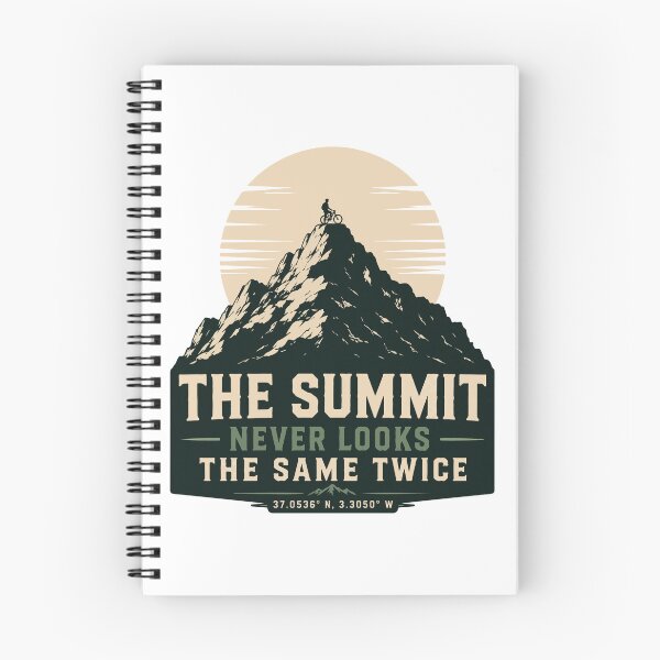 Item preview, The Summit Never Looks The Same Twice MTB Shirt | Mountain Bike Adventure Design designed and sold by SingleTrackes.