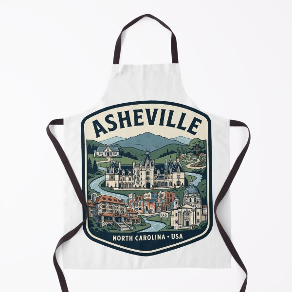 Item preview, Asheville North Carolina Blue Ridge Mountains Vintage designed and sold by k3rstman1.