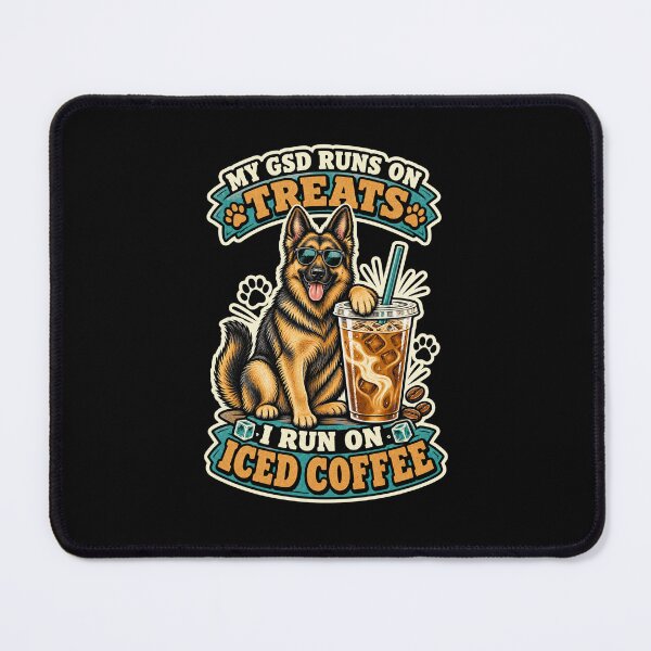 Item preview, German Shepherd Cold Brew Coffee Graphic designed and sold by CG Studio.
