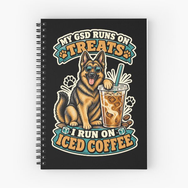 Item preview, German Shepherd Cold Brew Coffee Graphic designed and sold by CG Studio.