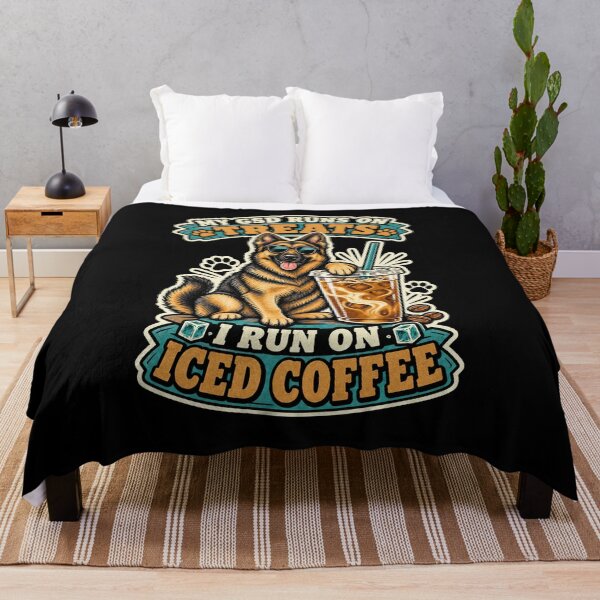 Item preview, German Shepherd Cold Brew Coffee Graphic designed and sold by CG Studio.