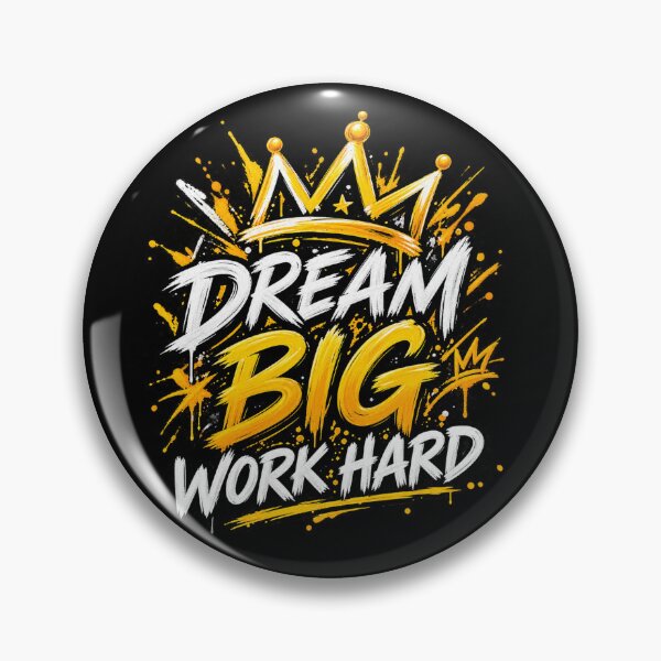Item preview, Dream Big Work Hard Motivation designed and sold by FABIOLA1970.