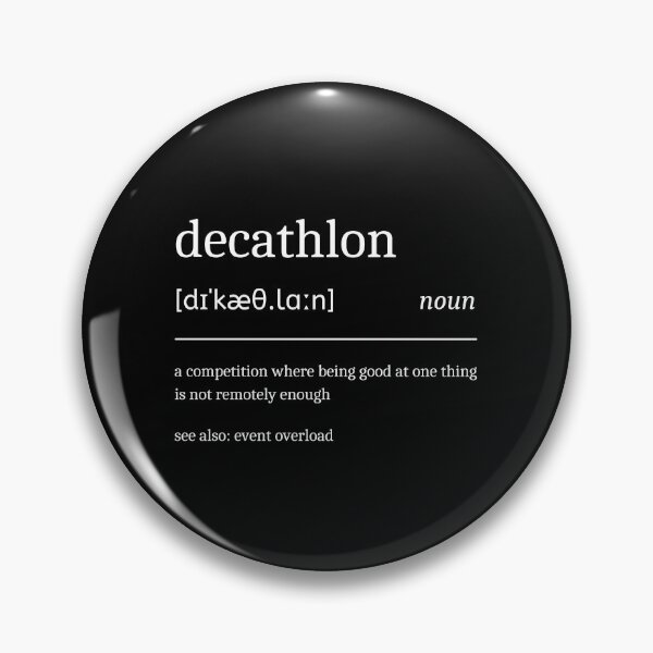 Item preview, Decathlon Definition Funny Decathlete designed and sold by StrideSuccess.