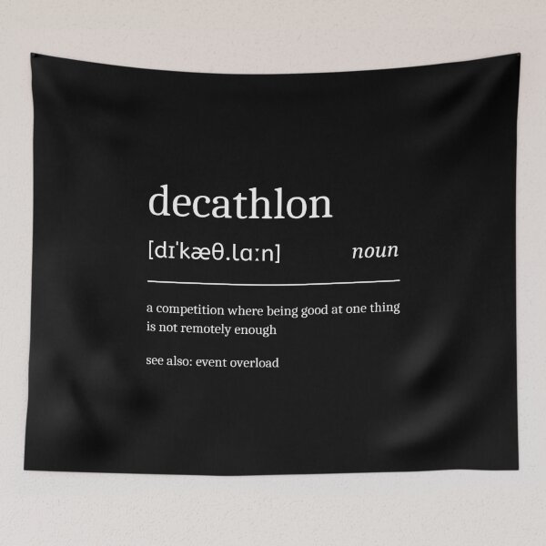 Item preview, Decathlon Definition Funny Decathlete designed and sold by StrideSuccess.
