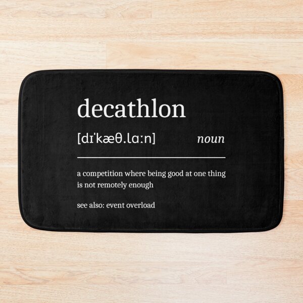 Item preview, Decathlon Definition Funny Decathlete designed and sold by StrideSuccess.