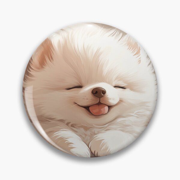 Item preview, Cozy Fluffy Puppy – Happy Sleepy Dog designed and sold by Anicue.