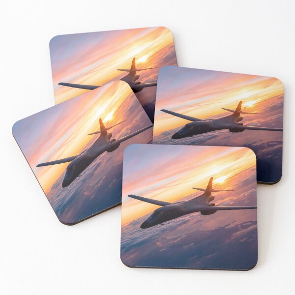 Item preview, B-1B Lancer Sunset Bank designed and sold by Airpower Art.