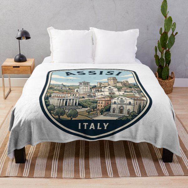 Item preview, Assisi Italy Vintage Travel Badge Emblem designed and sold by k3rstman1.