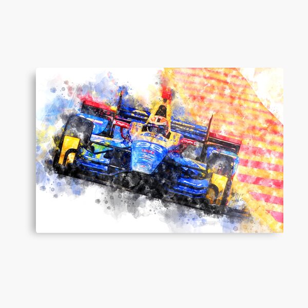 Alexander Rossi Indianapolis 500 Winner Metal Print