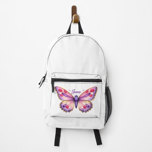 Item preview, Purple Butterfly with Name Jana Personalized Gift designed and sold by AmirArtisanVibe.