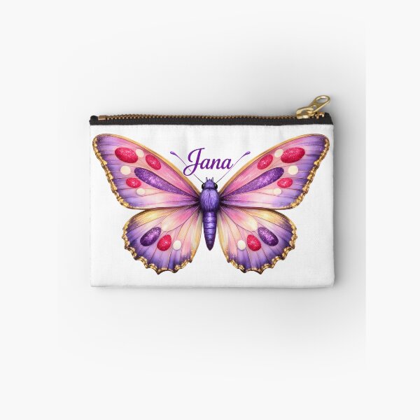 Item preview, Purple Butterfly with Name Jana Personalized Gift designed and sold by AmirArtisanVibe.