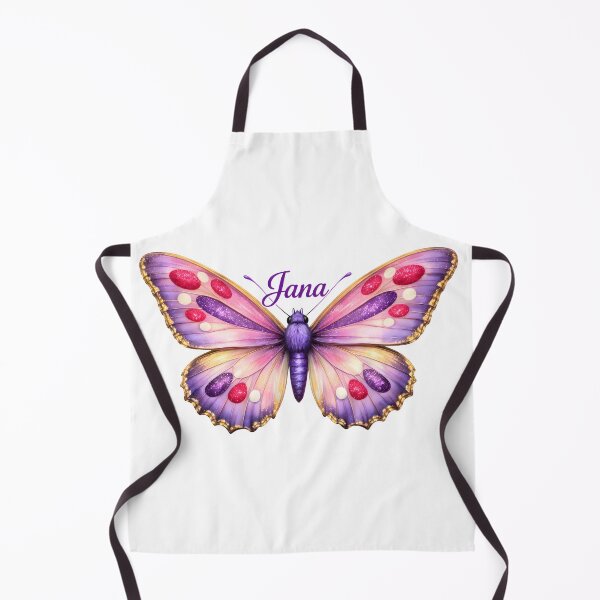 Item preview, Purple Butterfly with Name Jana Personalized Gift designed and sold by AmirArtisanVibe.