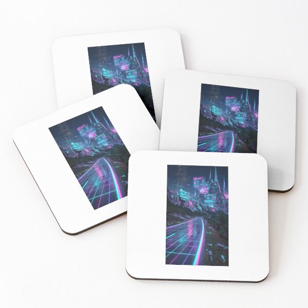 Item preview, Neon Pass: Cyberpunk Mountain Highway designed and sold by synthesisnft.