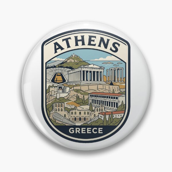Item preview, Athens Greece Retro Travel Emblem designed and sold by k3rstman1.