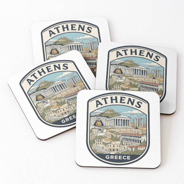 Item preview, Athens Greece Retro Travel Emblem designed and sold by k3rstman1.